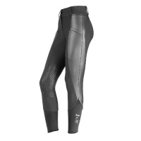 Pantalon Tattini Melissa avec empiècements en similicuir Noir Pantalon Tattini Melissa avec empiècements en similicuir Noir
