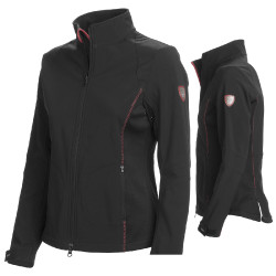 Veste aosta Tattini femme en softshell Noir Veste aosta Tattini femme en softshell Noir