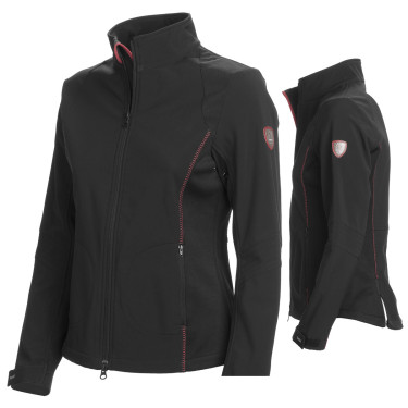 Veste aosta Tattini femme en softshell Noir Veste aosta Tattini femme en softshell Noir