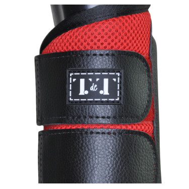 Guêtres Mesh et Néoprène T de T Rouge Guêtres Mesh et Néoprène T de T Rouge