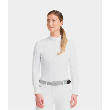 Chemise Horse Pilot manches longues femme Aerolight Blanc