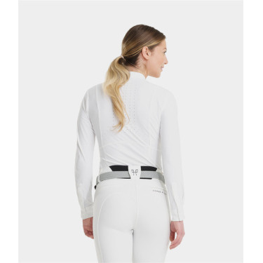 Chemise Horse Pilot manches longues femme Aerolight Blanc