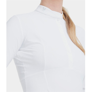 Chemise Horse Pilot manches longues femme Aerolight Blanc