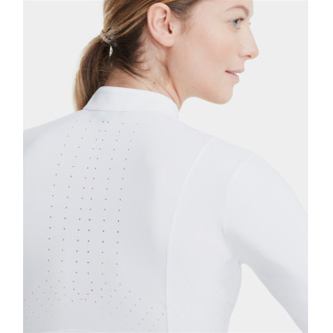 Chemise Horse Pilot manches longues femme Aerolight Blanc