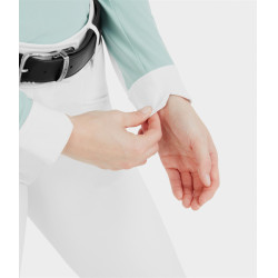 Chemise Horse Pilot manches longues femme Aerolight Vert d'eau Bleu