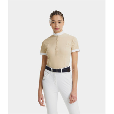 Chemise Horse Pilot manches courtes femme Aerolight Sable Beige