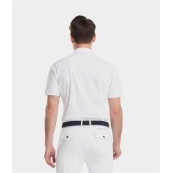 Chemise de concours Horse Pilot manches courtes homme Aerolight Blanc Chemise de concours Horse Pilot manches courtes homme Aerolight Blanc