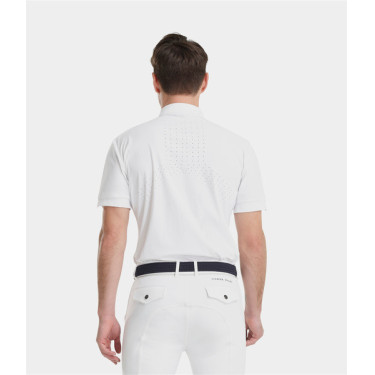 Chemise de concours Horse Pilot manches courtes homme Aerolight Blanc Chemise de concours Horse Pilot manches courtes homme Aerolight Blanc