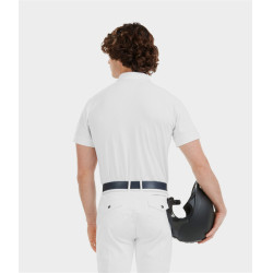 Chemise de concours Horse Pilot manches courtes Aerolight homme Blanc