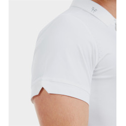 Chemise de concours Horse Pilot manches courtes Aerolight homme Blanc