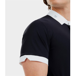 Chemise de concours Horse Pilot manches courtes Aerolight homme Dark night Noir