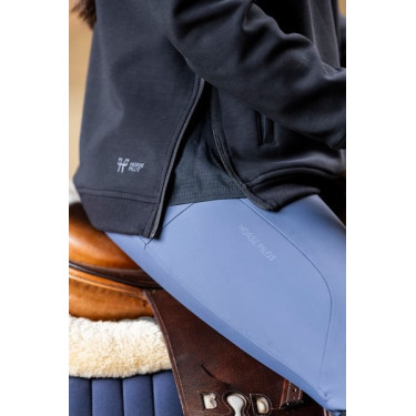 Sweat-shirt d'équitation à capuche Horse PIlot femme Noir Sweat-shirt d'équitation à capuche Horse PIlot femme Noir