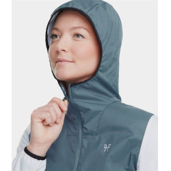 Veste courte de pluie Horse Pilot d'équitation Raintech femme Bleu nuage
