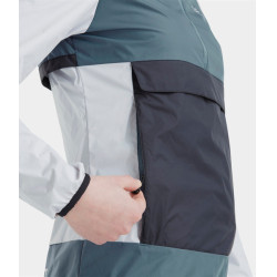 Veste courte de pluie Horse Pilot d'équitation Raintech femme Bleu nuage