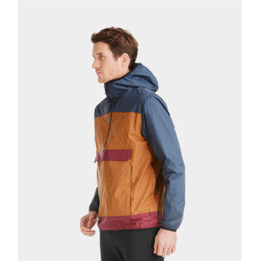 Veste courte de pluie Horse Pilot d'équitation Raintech homme Marron doré