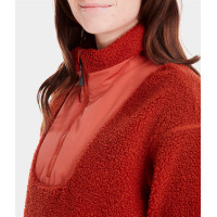 Veste Sherpa Horse Pilot femme Terracotta Orange Veste Sherpa Horse Pilot femme Terracotta Orange