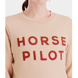 Sweatshirt d'équitation Horse Pilot Team Shirt femme