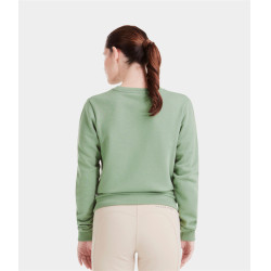 Sweatshirt d'équitation Horse Pilot Team Shirt femme Vert lisse