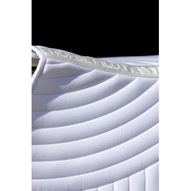 Tapis de selle Horse Pilot mixte ergonomique Blanc