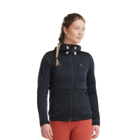 Sweatshirt zippé équitation Horse Pilot femme Tempest Noir