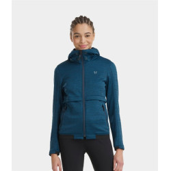 Sweatshirt zippé équitation Horse Pilot femme Tempest Marine Bleu marine