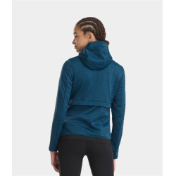 Sweatshirt zippé équitation Horse Pilot femme Tempest Marine Bleu marine