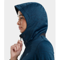 Sweatshirt zippé équitation Horse Pilot femme Tempest Noir