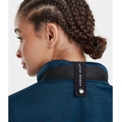 Sweatshirt zippé équitation Horse Pilot femme Tempest Marine Bleu marine