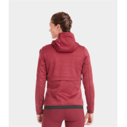Sweatshirt zippé équitation Horse Pilot femme Tempest Rouge foncé Sweatshirt zippé équitation Horse Pilot femme Tempest Rouge foncé
