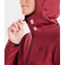 Sweatshirt zippé équitation Horse Pilot femme Tempest Rouge foncé Sweatshirt zippé équitation Horse Pilot femme Tempest Rouge foncé