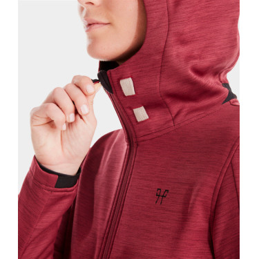 Sweatshirt zippé équitation Horse Pilot femme Tempest Rouge foncé Sweatshirt zippé équitation Horse Pilot femme Tempest Rouge foncé