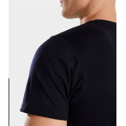 Tee-shirt d'équitation Horse Pilot en laine de Mérinos homme Dark night Noir
