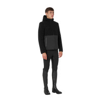Veste imperméable homme avec inserts en tissu Teddy Equestro Marine blazer Bleu marine