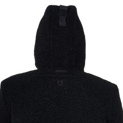 Veste imperméable homme avec inserts en tissu Teddy Equestro Noir