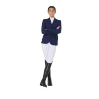 Veste de concours Equestro fille en tissu technique Marine blazer Bleu marine Veste de concours Equestro fille en tissu technique Marine blazer Bleu marine