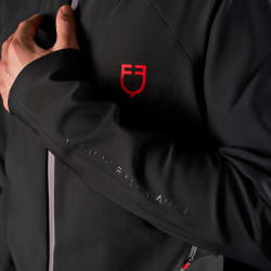 Sweat-shirt technique à capuche homme Equestro Ridertechnology Noir