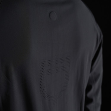 Sweat-shirt technique à capuche homme Equestro Ridertechnology Noir