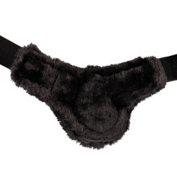 Protège-boulets Spider Man avec mouton synthétique Equestro Noir