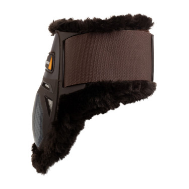 Protège-boulets Spider Man avec mouton synthétique Equestro Marron