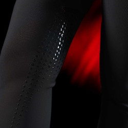 Pantalon slim fit femme Equestro Ridertechnology avec coutures thermosoudées Noir