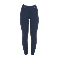 Legging femme avec doublure en polaire Equestro Marine blazer Bleu marine