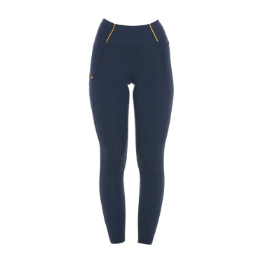 Legging femme avec doublure en polaire Equestro Marine blazer Bleu marine