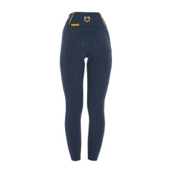 Legging femme avec doublure en polaire Equestro Marine blazer Bleu marine