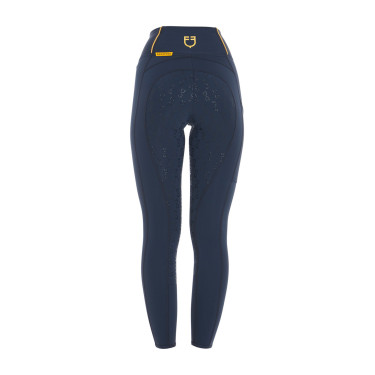 Legging femme avec doublure en polaire Equestro Marine blazer Bleu marine