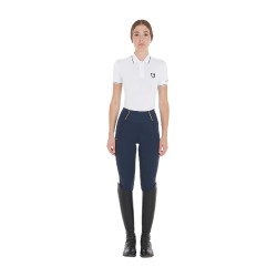 Legging femme avec doublure en polaire Equestro Marine blazer Bleu marine