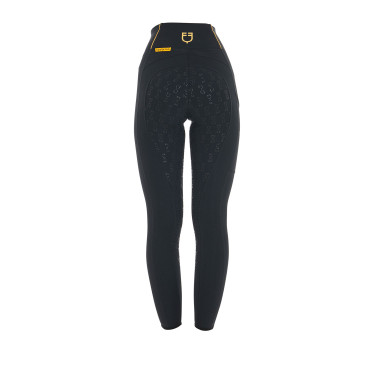 Legging femme avec doublure en polaire Equestro Noir
