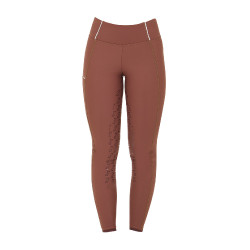 Legging femme avec doublure en polaire Equestro Walnut / blanc antique Marron Legging femme avec doublure en polaire Equestro Walnut / blanc antique Marron