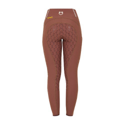 Legging femme avec doublure en polaire Equestro Walnut / blanc antique Marron Legging femme avec doublure en polaire Equestro Walnut / blanc antique Marron