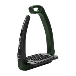 Étriers de sécurité Acavallo Rel-X 180 branche amovible Vert chasseur
