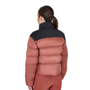 Doudoune courte femme en tissu stretch Equestro Séquoia